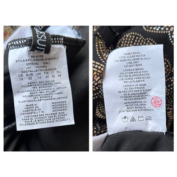 Miraclesuit Petal Pusher Gali One-Piece Swimsuit Size US/12 - Picture 7 of 10